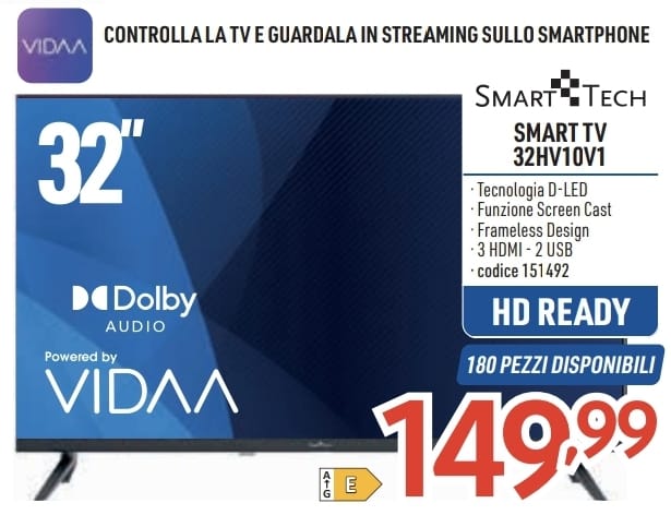 SMART TECH 32HV10V1 32'' SMART TV